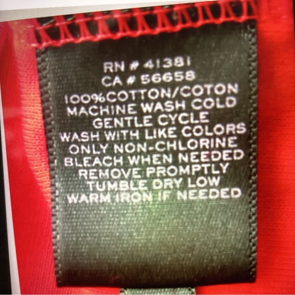 RALPH LAUREN T-SHIRT SHORT SLEEVE V-NECK CORAL TEE COTTON Women’s Size MEDIUM - Picture 6 of 6